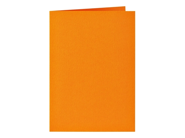 Een Correspondentiekaart Papicolor dubbel 105x148mm oranje pak à 6 stuks koop je bij VHK Kantoorartikelen