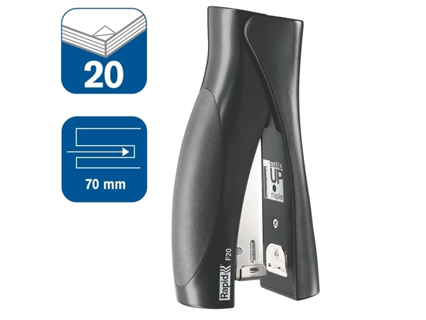 Nietmachine Rapid Fashion F20 Ultimate standup 20 vel zwart