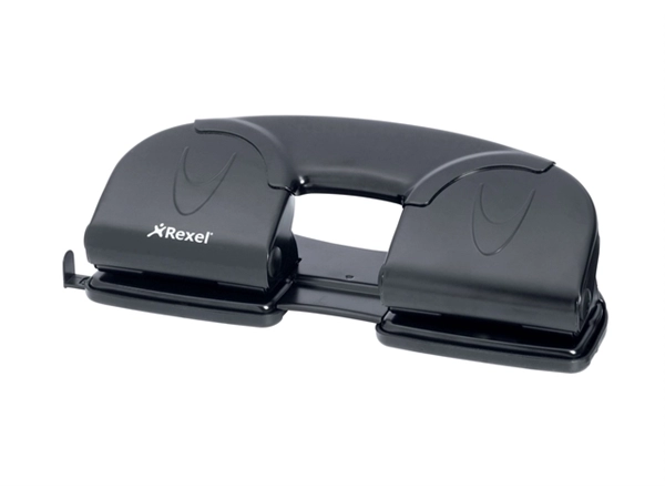 Een Perforator Rexel V412 4-gaats 12 vel zwart koop je bij economaat.be