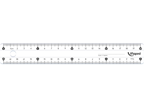 Een Liniaal Maped Classic 20cm koop je bij Hoekmankantoorartikelen.nl