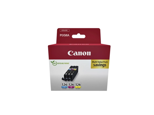 Een Inktcartridge Canon CLI-526 3 kleuren koop je bij VHK Kantoorartikelen