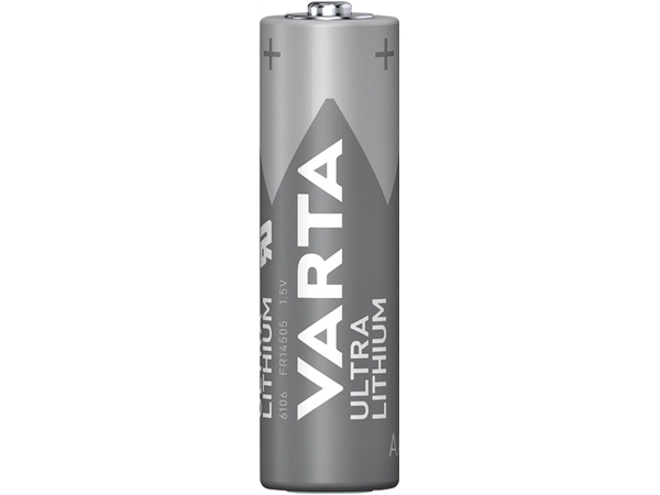 Een Batterij Varta Ultra lithium 4xAA koop je bij Continu Kantoor