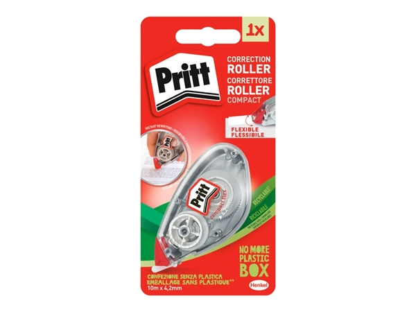 Een Correctieroller Pritt Compact Flex 4.2mmx10m op blister koop je bij Hoekmankantoorartikelen.nl