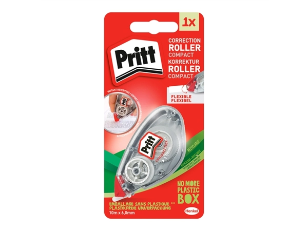 Een Correctieroller Pritt Compact Flex 6mmx10m op blister koop je bij Hoekmankantoorartikelen.nl