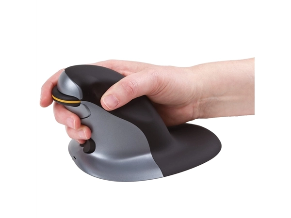 Een Ergonomische Muis Fellowes Penguin draadloos medium koop je bij Continu Kantoor