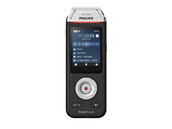 Een Digital voice recorder Philips DVT 2110 voor interviews koop je bij VHK Kantoorartikelen