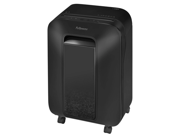 Een Papiervernietiger Fellowes Powershred LX201 snippers 2x12mm zwart koop je bij VHK Kantoorartikelen