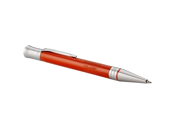 Een Balpen Parker Duofold Classic Vintage big lacquer red CT medium koop je bij Continu Kantoor