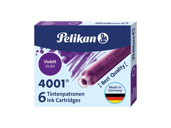 Een Inktpatroon Pelikan 4001 violet koop je bij Hoekmankantoorartikelen.nl