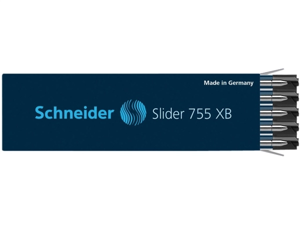 Een Balpenvulling Schneider 755 Slider Jumbo extra breed zwart koop je bij Hoekmankantoorartikelen.nl