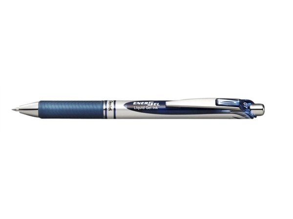 Een Gelschrijver Pentel BL77 Energel medium donkerblauw koop je bij Continu Kantoor