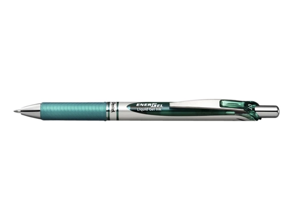 Een Gelschrijver Pentel BL77 Energel medium turquoise koop je bij Continu Kantoor