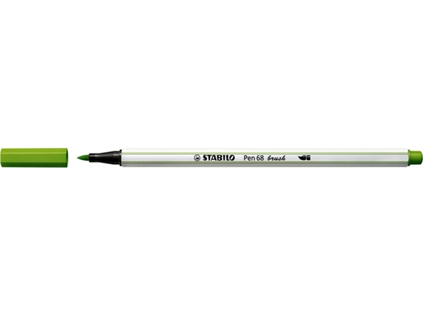 Een Brushstift STABILO Pen 568/43 loofgroen koop je bij VHK Kantoorartikelen