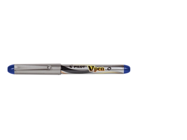 Een Vulpen Pilot Vpen medium zilver/blauw koop je bij Continu Kantoor