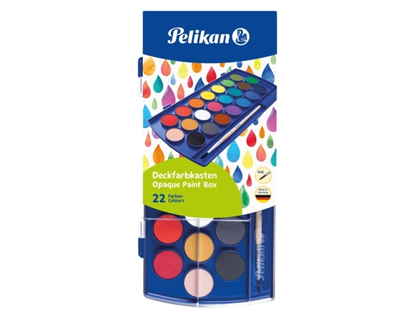 Een Waterverfdoos Pelikan 721670 22 napjes koop je bij Clippz! Office Supplies