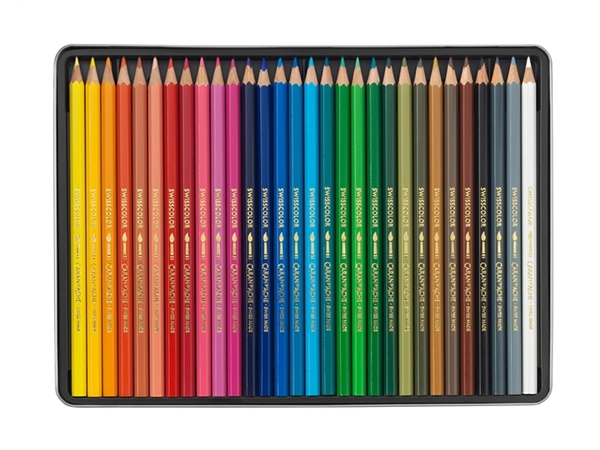 Een Kleurpotloden Caran d'Ache Swisscolor aquarel 30stuks ass. koop je bij Continu Kantoor