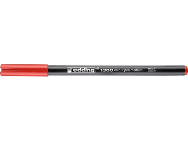 Een Fineliner edding 1300 medium rood koop je bij Continu Kantoor