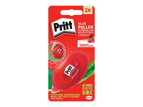 Een Lijmroller Pritt Compact permanent 10m op blister koop je bij Company Supplies