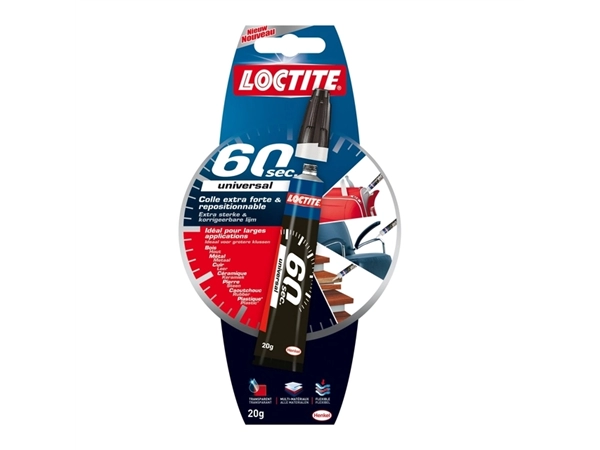 Alleslijm Loctite 60 seconden tube 20 gram