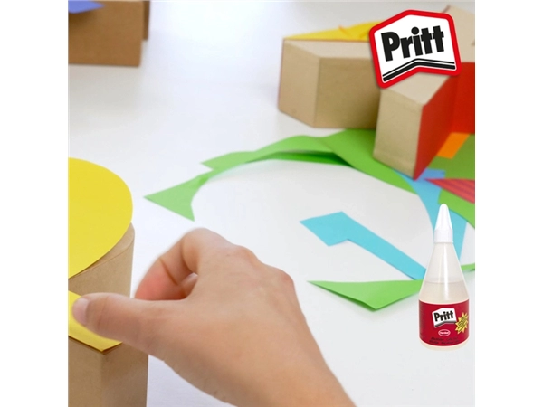 Een Alleslijm Pritt flacon 200gr transparant koop je bij economaat.be