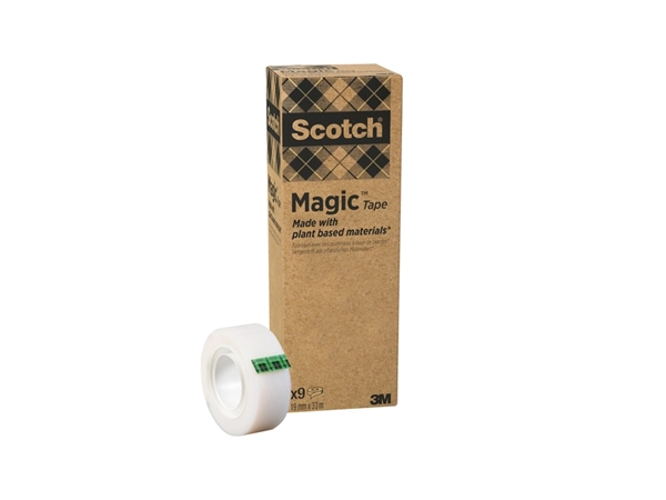 Een Plakband Scotch Magic 900 19mmx33m onzichtbaar mat 9 rollen koop je bij Hoekmankantoorartikelen.nl