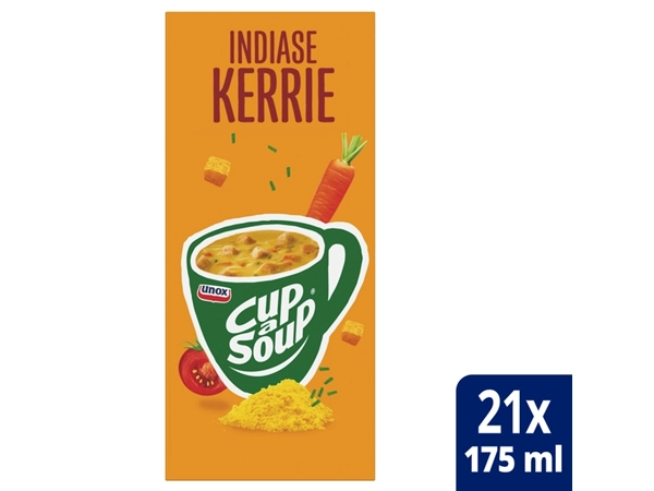 Een Cup-a-Soup Unox Indiase kerrie 21x175ml koop je bij Hoekmankantoorartikelen.nl