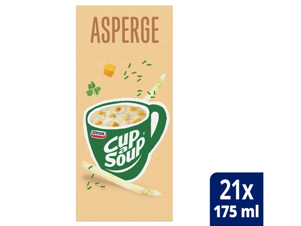 Een Cup-a-Soup Unox asperge 21x175ml koop je bij Hoekmankantoorartikelen.nl