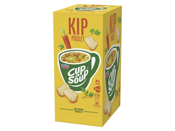 Een Cup-a-Soup Unox kip 21x175ml koop je bij Continu Kantoor