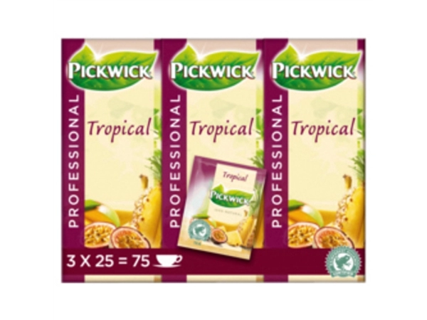 Een Thee Pickwick tropical 25x1.5gr met envelop koop je bij Hoekmankantoorartikelen.nl