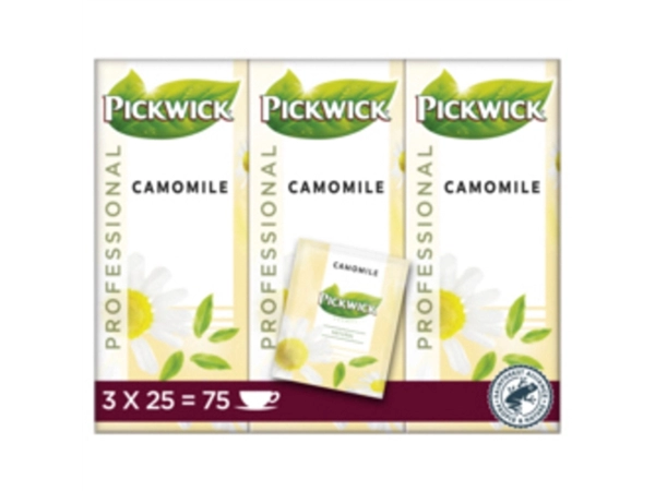 Een Thee Pickwick camomile 25x1.5gr koop je bij Hoekmankantoorartikelen.nl