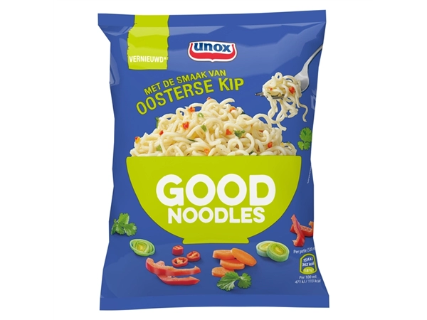 Een Good Noodles Unox oosterse kip koop je bij VHK Kantoorartikelen