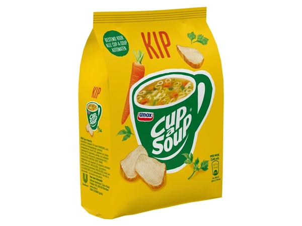 Een Cup-a-Soup Unox machinezak kip 140ml koop je bij Continu Kantoor