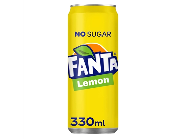 Een Frisdrank Fanta lemon zero blik 330ml koop je bij VHK Kantoorartikelen