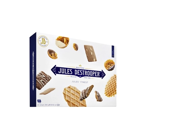 Een Koekjes Jules Destrooper finest ass 250gr koop je bij VHK Kantoorartikelen