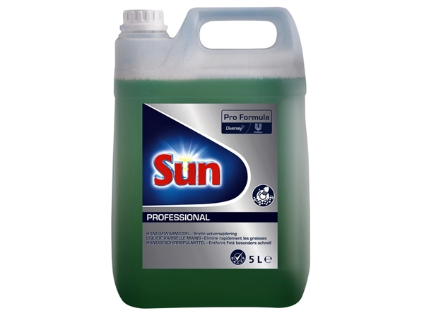 Een Afwasmiddel Sun Professional 5 liter koop je bij VHK Kantoorartikelen