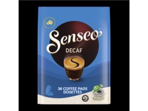 Een Koffiepads Douwe Egberts Senseo decafe 36 stuks koop je bij VHK Kantoorartikelen