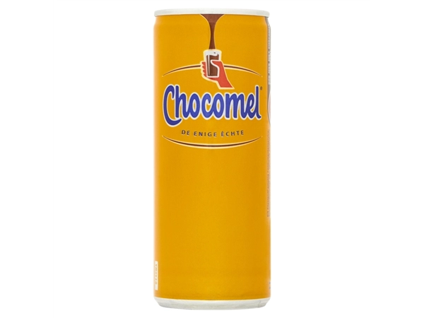 Een Chocolademelk Chocomel blik 250ml koop je bij VHK Kantoorartikelen