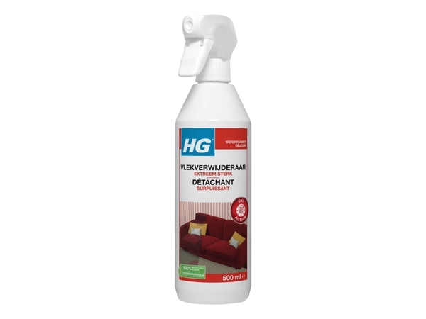 Een Vlekkenreiniger HG extra sterk spray 500ml koop je bij VHK Kantoorartikelen