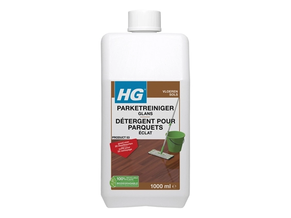 Een Vloerreiniger HG voor parketvloeren 1 liter koop je bij VHK Kantoorartikelen