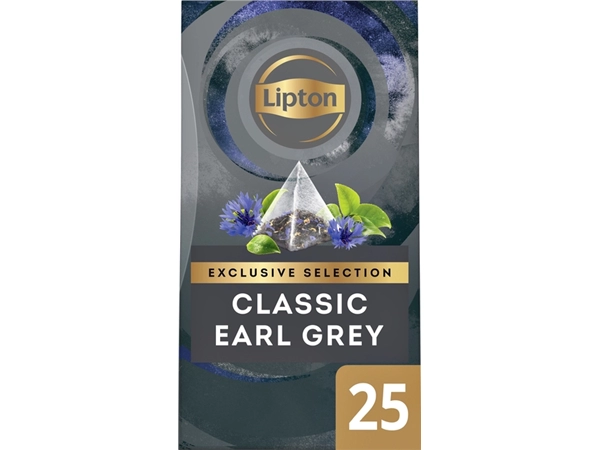 Een Thee Lipton Exclusive earl grey 25x2gr koop je bij VHK Kantoorartikelen