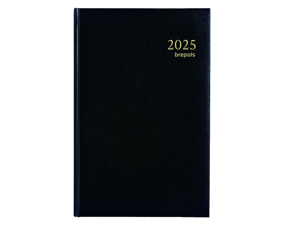 Een Agenda 2025 Brepols Saturnus Lima 7dagen/2pagina's zwart koop je bij Hoekmankantoorartikelen.nl