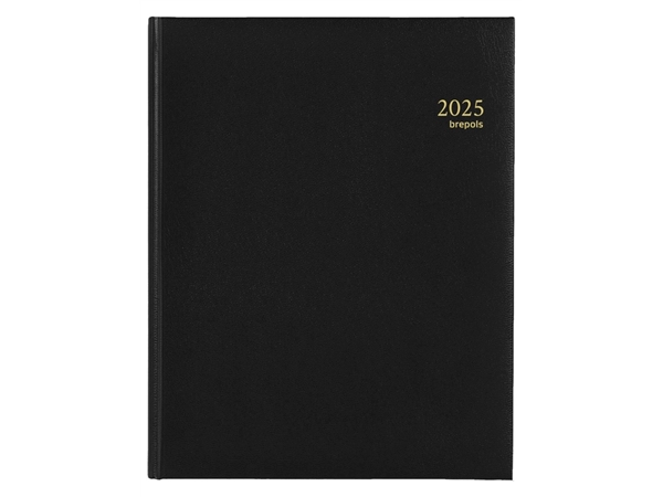 Een Agenda 2025 Brepols Concorde Lima 7dagen/2pagina's zwart koop je bij Hoekmankantoorartikelen.nl