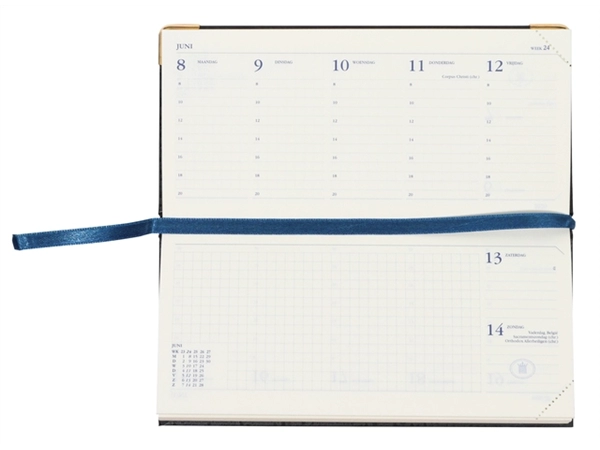 Een Agenda 2025 Ryam Notations Mundior 7dagen/2pagina's landscape zwart koop je bij Supply Mij