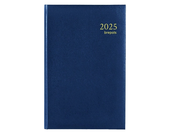 Een Agenda 2025 Brepols Saturnus Lima 7dagen/2pagina's blauw koop je bij Hoekmankantoorartikelen.nl