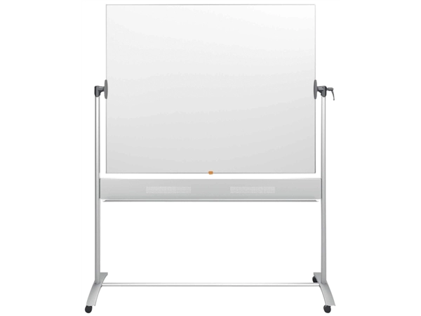 Een Whiteboard Nobo Kantelbord 150x120cm magnetisch emaille koop je bij VHK Kantoorartikelen