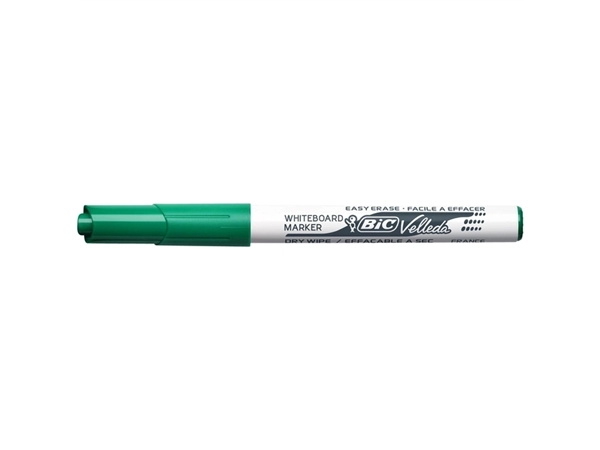 Een Viltstift Bic Velleda 1741 whiteboard rond medium groen koop je bij VHK Kantoorartikelen