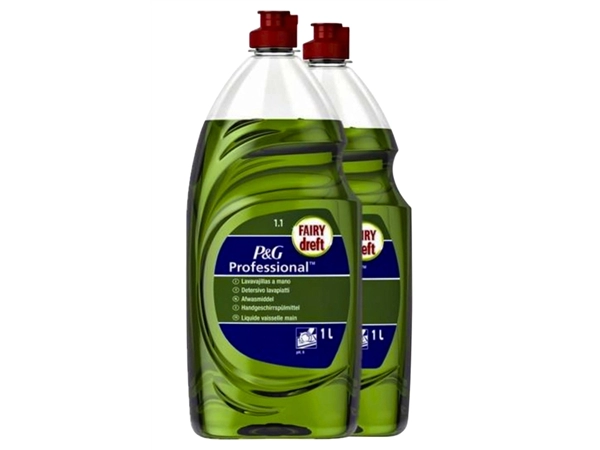 Een Afwasmiddel Dreft Professional 2 x 1 liter koop je bij VHK Kantoorartikelen