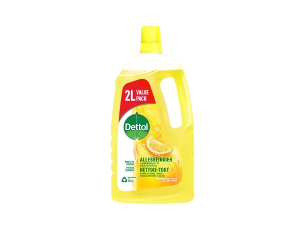 Een Allesreiniger Dettol Citrus 2 liter koop je bij VHK Kantoorartikelen