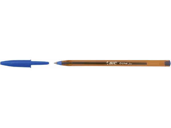 Een Balpen Bic Cristal fijn blauw koop je bij VHK Kantoorartikelen