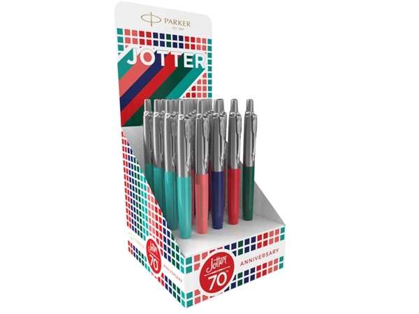 Een Balpen Parker Jotter Original 70 jaar CT medium ass koop je bij VHK Kantoorartikelen